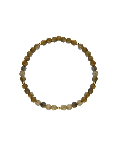 Bransoletka z labradorytem OLIVE VELVET